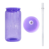 25 Pack 50 Pack 16oz Jelly Sublimation Glass Cans in Sweet Candy Colors_GGblanks