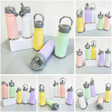 China RTS_22oz Macaron Colorful Water Bottoles for Sublimation Engraving 22OZFZSH01 22OZFZSH02_ GGblanks