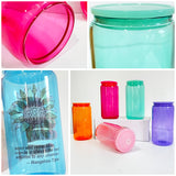 25 Pack 50 Pack 16oz Jelly Sublimation Glass Cans in Sweet Candy Colors_GGblanks