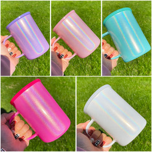 25 Pack 17oz/20oz Glass Jelly Macaron Mugs Blank Sublimation or Snow Globe_GGblanks