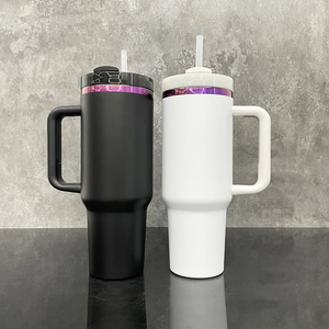 20 Pack 30oz/40oz Gold Pink Purple Underneath Powder Coated Quencher Tumblers_GGblanks