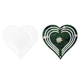 China RTS_Newly Design 4 Inch Wind Chimes Custom Metal Wind Spinner Blanks Sublimation DIY - GGblanks