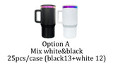 25 Pack Rainbow Underneath 20oz Kids Stainless Steel Tumblers with Leak Proof Straw Lids_GGblanks