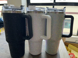 16 Pack 40oz H1.0 Colorful Rhinestone Full Coverd Bling Stanley Style Travel Mug Tumbler_GGbblanks