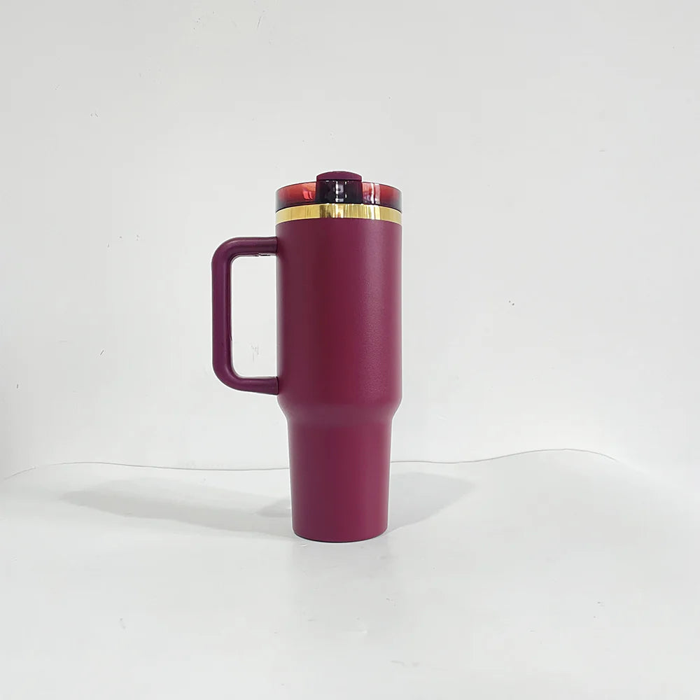 20 Pack 40oz H2.0 Gold Plated/Mirror Gold Underneath Tumblers for Laser Engraving_GGblanks