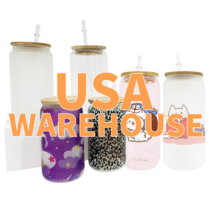 On Sale 6 Pack 8 Pack 25 Pack 50 Pack 16oz Clear Frosted Glasses_GGblanks