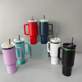 China RTS_Optional 40oz H2.0 special rainbow plated tumblers powder coat quencher tumbler 20pcs _GGblanks