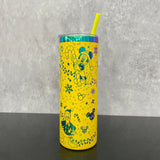 25 Pack 20oz Christmas straight tumblers with rainbow laser engraving Disney design_GGblanks