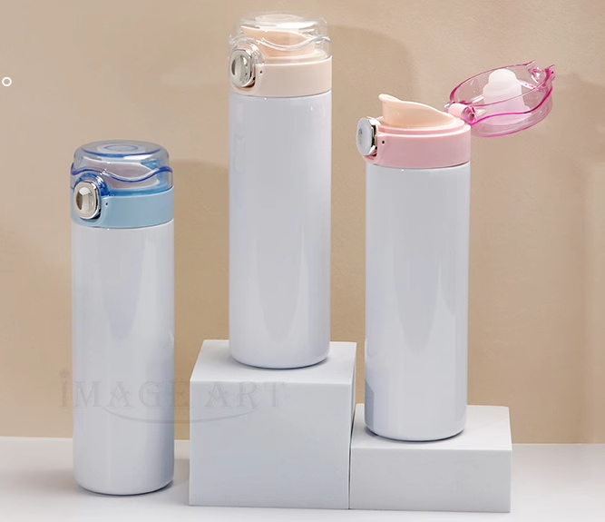 Ship from China Warehouse Sublimation Blank 14oz Flip Top Kids  Bottles - GGblanks