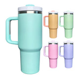 25 Pack H2.0 40oz Blank Sublimation Stanley Dupes Macaron Colors Matte Tumblers_GGblanks