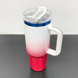 20 Pack USA RTS 40oz Blue Plated Ombre Powder Coated H2.0 Quencher Tumblers For Laser Engraving_GGblanks
