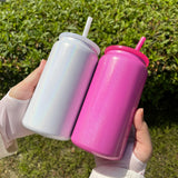 25 Pack USA RTS 16oz Shimmer Sublimation Stainless Steel Cans_GGblanks