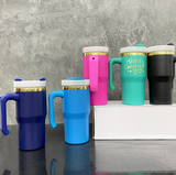 25 Pack H2.0 Powder Coated Kids 20oz Gold Underneath Mugs_GGblanks