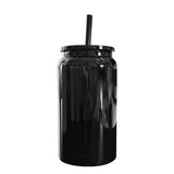 25 Pack China Warehouse 16oz Glossy Stainless Steel SS304 Sublimation Color Mason Can Double Walled Vacuum Tumbler_GGblanks