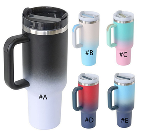 20 Pack China RTS 40oz Car Cup Thermos Cup 304 Stainless Steel Quencher Tumblers with Handle_GGblanks