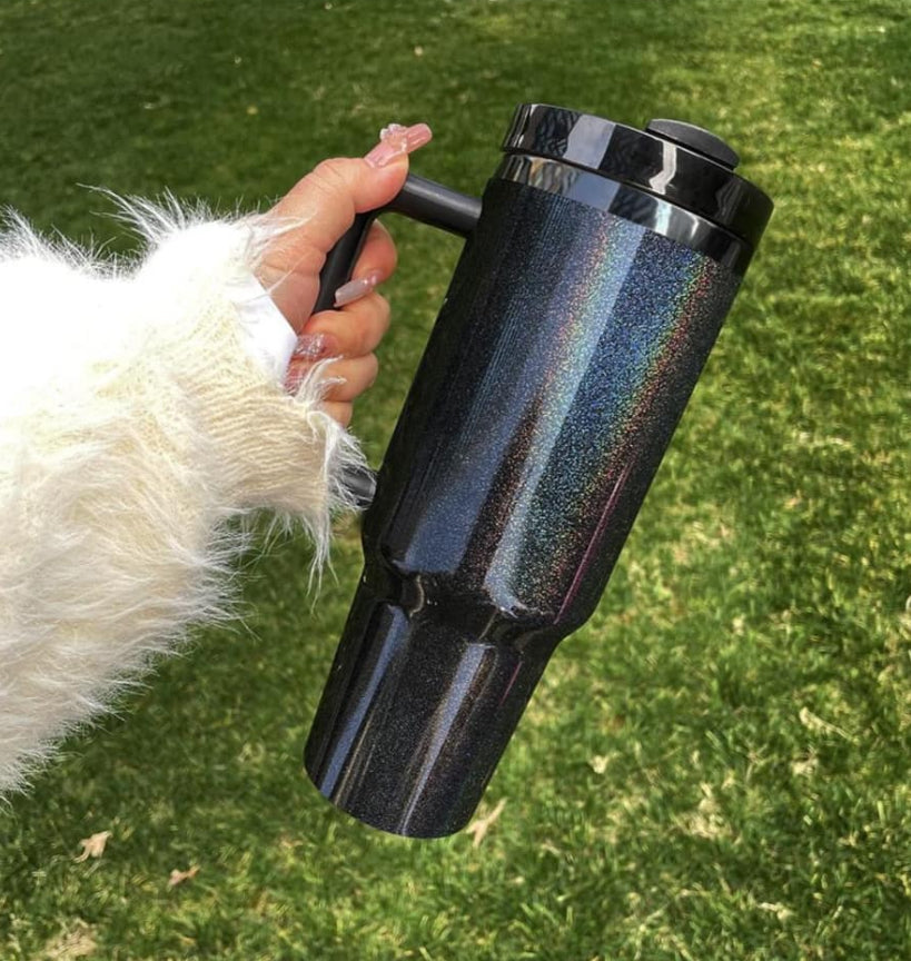 20 Pack GGblanks 40oz Black Plated/Blue Plated/Mirror Black Plated Pink/Ombre Powder Coated/Shimmer Black H2.0 Quencher Tumblers For Laser Engraving_GGblanks