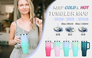China RTS_30oz 40oz leak proof Tumblers with 2 in 1 air tight lid for laser engraving_GGblanks