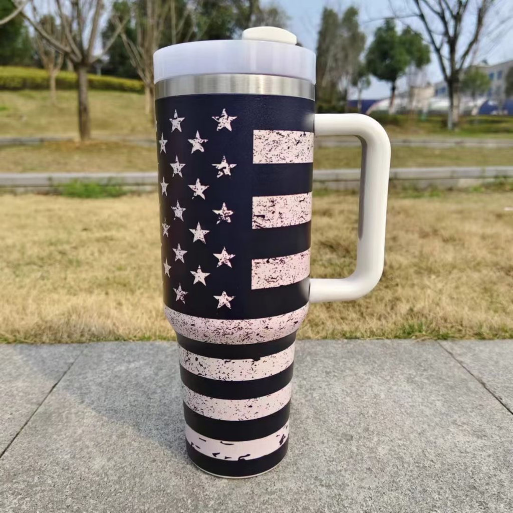 25 Pack 40oz H2.0 Flag Designed Tumblers_GGblanks ship from China