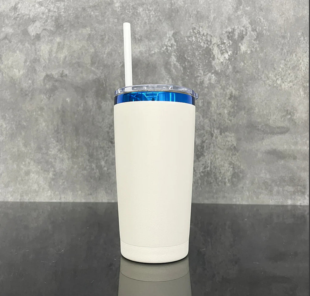 25 Pack 20oz Blue Mirror Plate Powder Coated Coffee Mugs for Laser Engraving_GGblanks