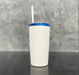25 Pack 20oz Blue Mirror Plate Powder Coated Coffee Mugs for Laser Engraving_GGblanks