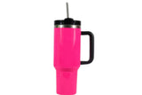 20 Pack USA RTS 30oz Neon Water Bottles with Flip Straws 40oz Neon Quencher Tumbler with Handle for Sublimation_GGblanks