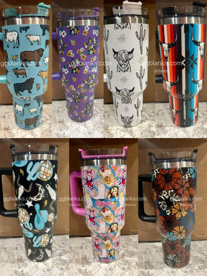25 Pack 40oz  H1.0 Designed Tumblers _GGblanks