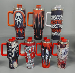 25 Pack Halloween 40oz Tumblers with Designs_GGblanks