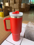 20 Pack China RTS 20oz 30oz 40oz H2.0 Colorful Stanley Style Travel Tumblers with Handle_GGblanks