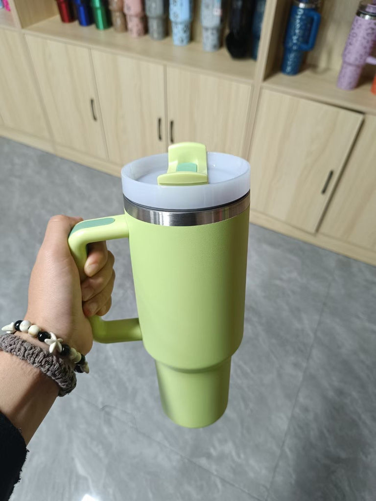 20 Pack China RTS 20oz 30oz 40oz H2.0 Colorful Stanley Style Travel Tumblers with Handle_GGblanks