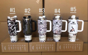 20 Pack 40oz H2.0 25 Pack 30oz Flip Straw Logo Designed Modern Camo Southern Tumblers Stainless Steel Quencher Tumblers_GGblanks