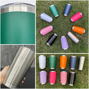25 Pack 20oz Powder Coated Tumbler for Laser Engraving_GGblanks