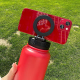 China RTS_32oz Mirror Copper Underneath Water Bottles with Magnetic Lids for Laser Engraving_GGblanks