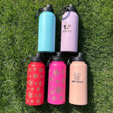 China RTS_32oz Mirror Copper Underneath Water Bottles with Magnetic Lids for Laser Engraving_GGblanks