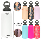 China RTS_32oz Mirror Copper Underneath Water Bottles with Magnetic Lids for Laser Engraving_GGblanks