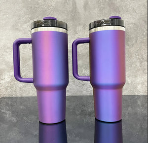 100 Pcs 40oz Chroma Prism Style Quencher Tumbler with Straw_GGblanks