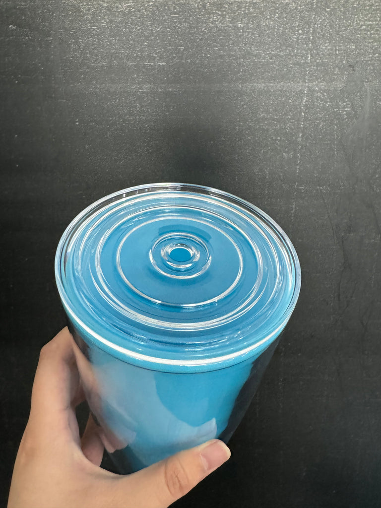 China RTS_BPA free 16oz double walled plastic cups with individual white box and straw 60pcs/case _GGblanks