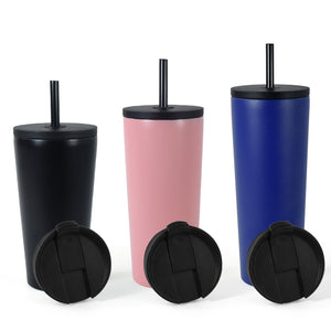 25 Pack 24oz 710ml Double Wall 304 Stainless Steel Vacuum Insulated Coffee Mug Coffee Tumbler_GGblanks