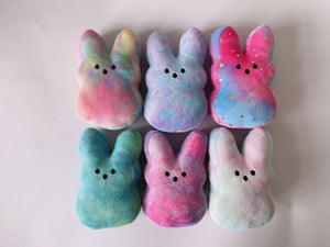 Colorful Easter bunny 6'' Plush Peeps Rabit for Easter _GGblanks