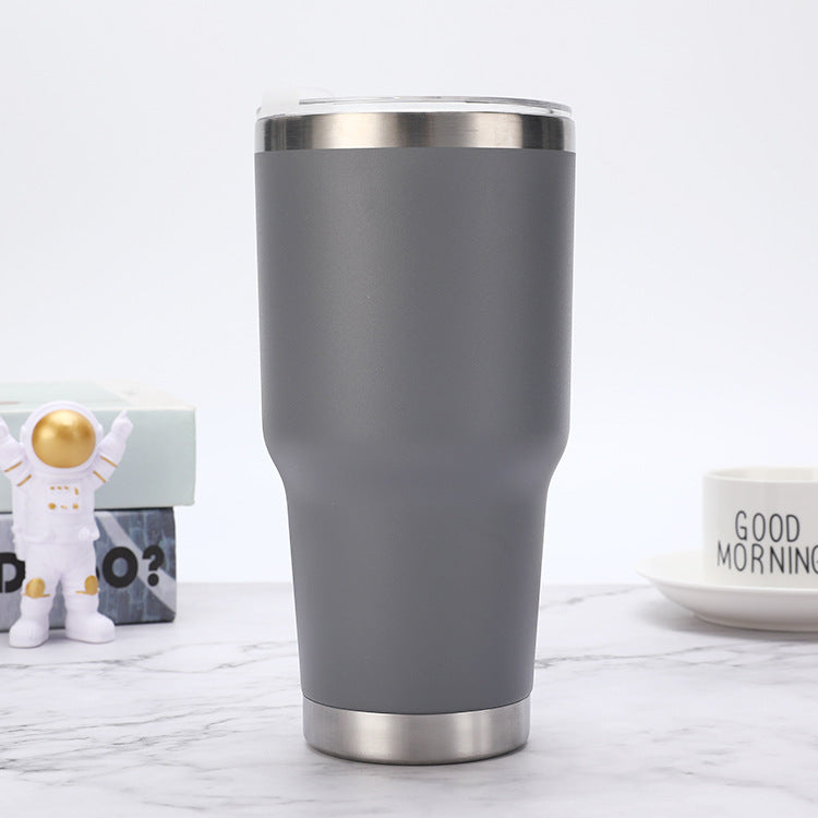 25 Pack China RTS Double Walled Stainless Steel Can Cooler Powder Coated Car Cups_GGblanks