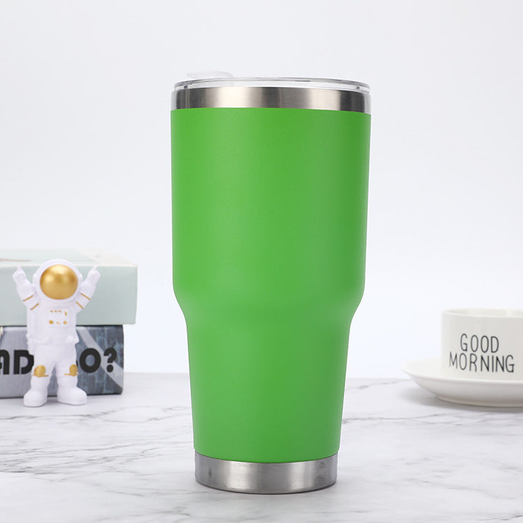 25 Pack China RTS Double Walled Stainless Steel Can Cooler Powder Coated Car Cups_GGblanks