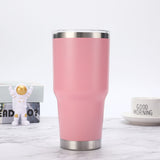 25 Pack China RTS Double Walled Stainless Steel Can Cooler Powder Coated Car Cups_GGblanks