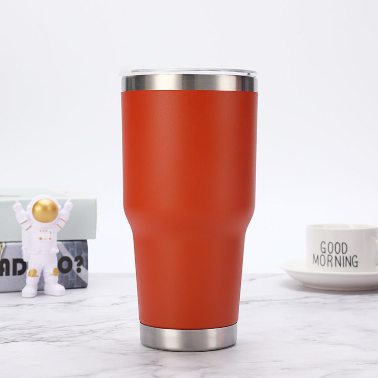 25 Pack China RTS Double Walled Stainless Steel Can Cooler Powder Coated Car Cups_GGblanks