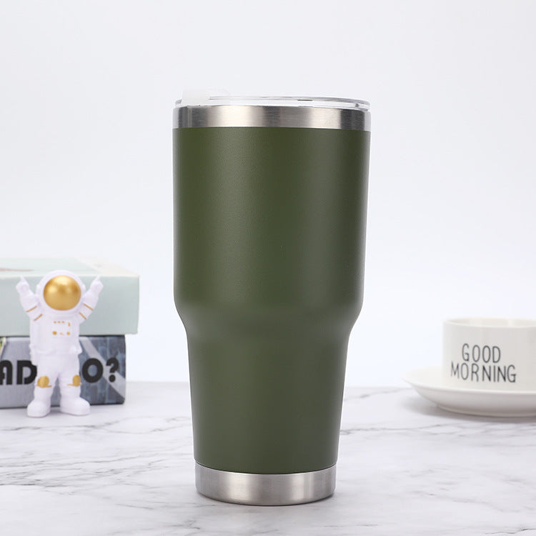 25 Pack China RTS Double Walled Stainless Steel Can Cooler Powder Coated Car Cups_GGblanks