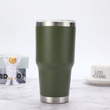 25 Pack China RTS Double Walled Stainless Steel Can Cooler Powder Coated Car Cups_GGblanks