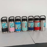 25 Pack Double Walled 304 Stainless Steel Kids 12oz Water Bottle Quencher Tumbler with Leakproof Lids and Handle_GGblanks