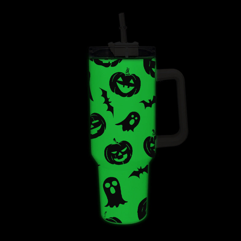 20 Pack 40oz White Sublimation Quencher Tumblers Glow in the Dark_GGblanks