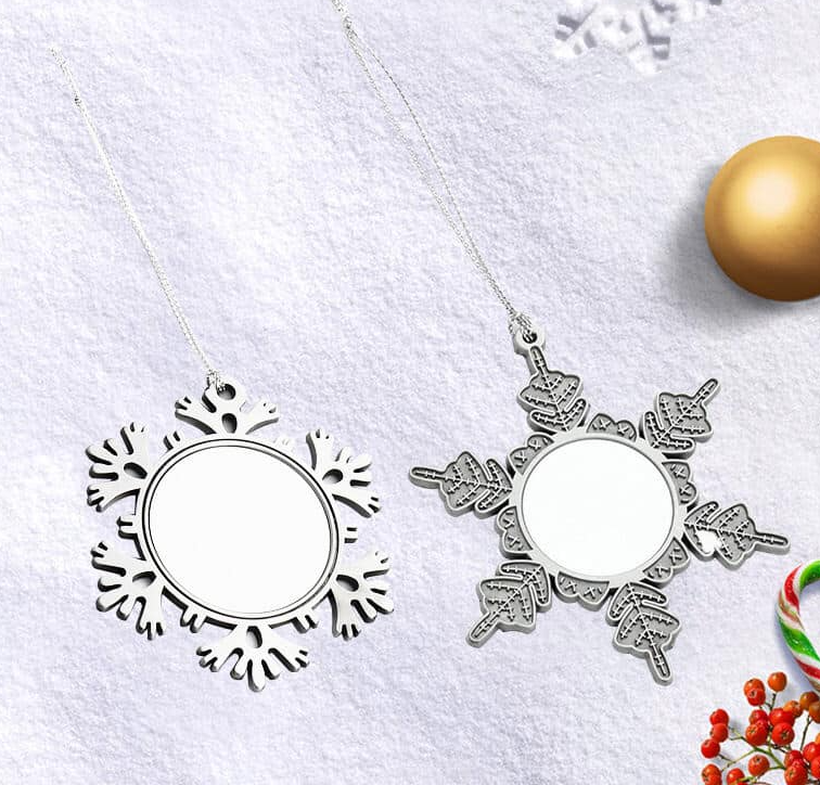 Ship from China 7-10days_Aluminum Christmas Decoration Pendant 5 design mixed 50pcs - GGblanks