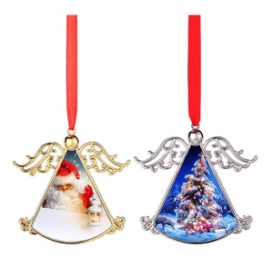 Ship from China 7-10days_Aluminum Christmas Decoration Pendant 5 design mixed 50pcs - GGblanks