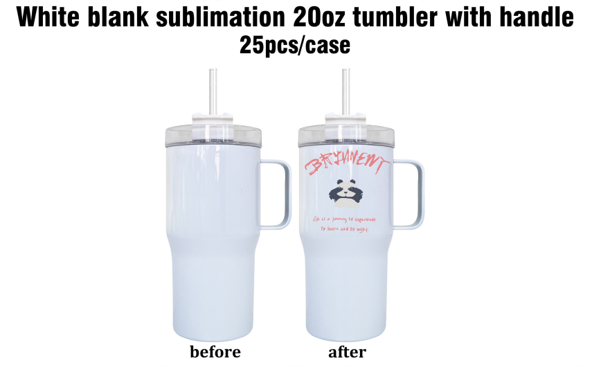 Ship from USA RTS Sublimation 20oz sparkly stanley tumblers for kids 2 –  GGblanks