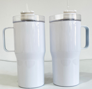 China RTS_20oz White Sublimation Handle Tumbler Kids/Student Tumblers_GGblanks